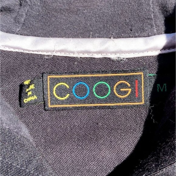 Coogi Women's Hoodie Black Stud Medium Authentic - Picture 7 of 9